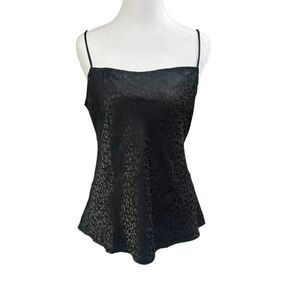 Gilli Black Leopard Print Camisole 90s Y2K Sz M